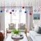 36Pcs Red White Blue Star Hanging Swirl Decorations Stars Streamers Foil Swirls
